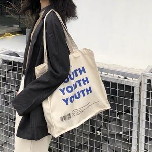 YOUTH canvas tote bag
